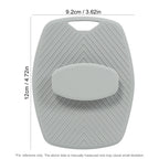 Exfoliating Silicone Brush Cleanser No Slip Handle Body Scrubber Cleans and Massages Skin Bathroom Accessories Bath Brush