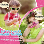 Walkie Talkies for Kids Rechargeable Kids with Clear Sound Perfect Birthday for 3-12 Years Old Outdoor Adventures Camping Hiking