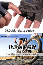 Anti-Slip Breathable Workout Gloves, Fingerless Fitness Training Gym Gloves for Men Women Bodybuilding Cycling Exercise