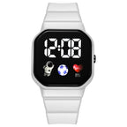 Kids Watch Sport LED Digital Watches Football Silicone Strap Waterproof Electronic Wristwatch for Children Boys Girls Gifts