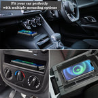 Car Wireless Charger Non-Slip Pad Silicone Fast Charging Wireless Charger for Car for IPhone 15 14 Xiaomi Huawei Samsung S23 S22
