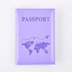 Passport Holder Wallet Cover Travel Essentials Pu Leather Card Case International Travel Accessories for Women/Men