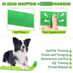 Squeaky Dog Toys for Stress Relief, Puzzle & Snuffle Foraging Training, IQ Stimulation for Small, Medium & Large Dogs
