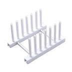Wooden Dish Drainer Rack Kitchen Dishes Stand Plate Dish Drying Rack Pot Lid Racks Kitchen Organizer Drying Cups Display Shelf