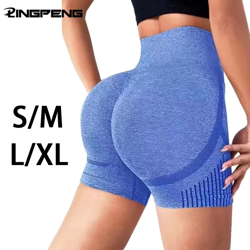 Women Yoga Shorts High Waist Workout Shorts Fitness Yoga Lift Butt Fitness Ladies Yoga Gym Running Short Pants Sportswear Main image