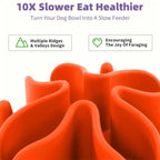 1Pc Soft Silicone Slow Feeder Puzzle Dog Bowl Insert-Stimulates Mind & Promotes Healthy Digestion Suitable for all sizes