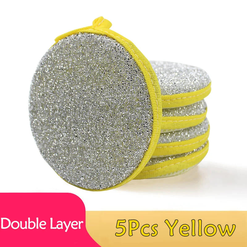 5/10/20Pcs Double Side Dishwashing Sponge Dish Washing Brush Pan Pot Dish Wash Sponges Household Cleaning Kitchen Tools