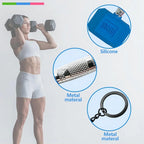 New Barbell Keychain DlY Silicone Dumbbell Keychain Gym Gifts for Gym Lovers Fitness Trainer Gift Backpack Car Key Pendant