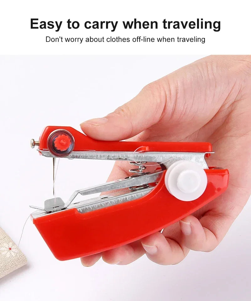 Manual Sewing Machine Portable Mini Cordless Stitch Machines Useful For DIY Household Clothes Leather Handheld Tools Accessories
