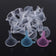 100pcs/lot Plastic Small Funnels For Perfume Mini Liquid Oil Funnels Kitchen Gadget Empty Bottle Packing Tools
