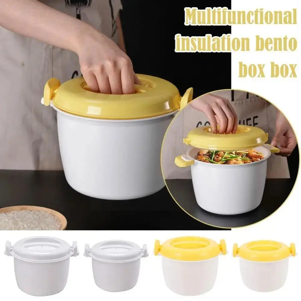 Microwave Rice Cooker Steamer Pot Pastamaker Oven Veggie Cookware Cooking Soup Pressure Pots Bowl Micro Vegetable Container Imagen secundaria del producto