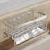 Kitchen Sponge Holder Stainless Steel Sink Drain Rack Soap Drainer Towel Rack Shelf Organizer bathroom Storage Accessories