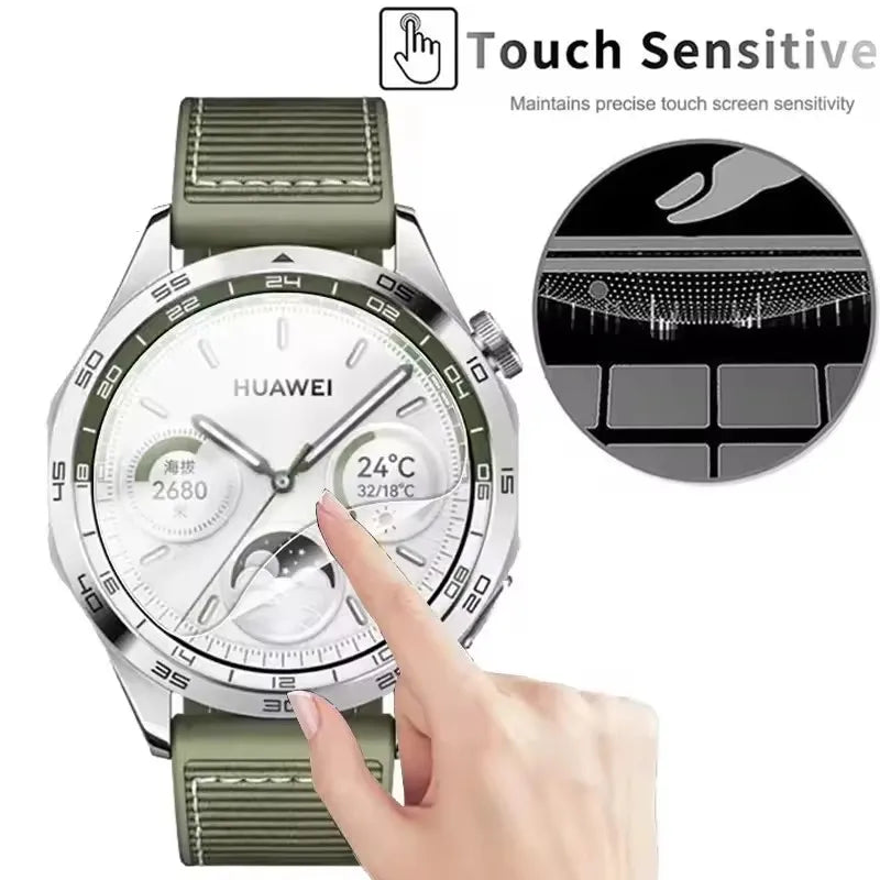 Hydrogel Film Universal Round Watch Screen Protector Film 1-5Pcs 26-46mm 29mm 30mm 31mm 32mm 33mm 34mm 35mm 36mm 37mm 38mm 39mm