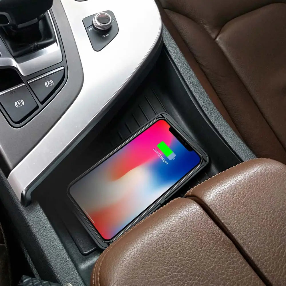 Car Wireless Charger Silicone Non-Slip Pad for iPhone 15 14 13 12 Samsung S24 S23 Xiaomi Car Phone Fast Induction Charging Pad