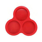 Silicone Egg Mold Air Fryer Egg Pan Reusable 3-Cavity Muffin Cake Baking Mould Kitchen Cooking Accessories