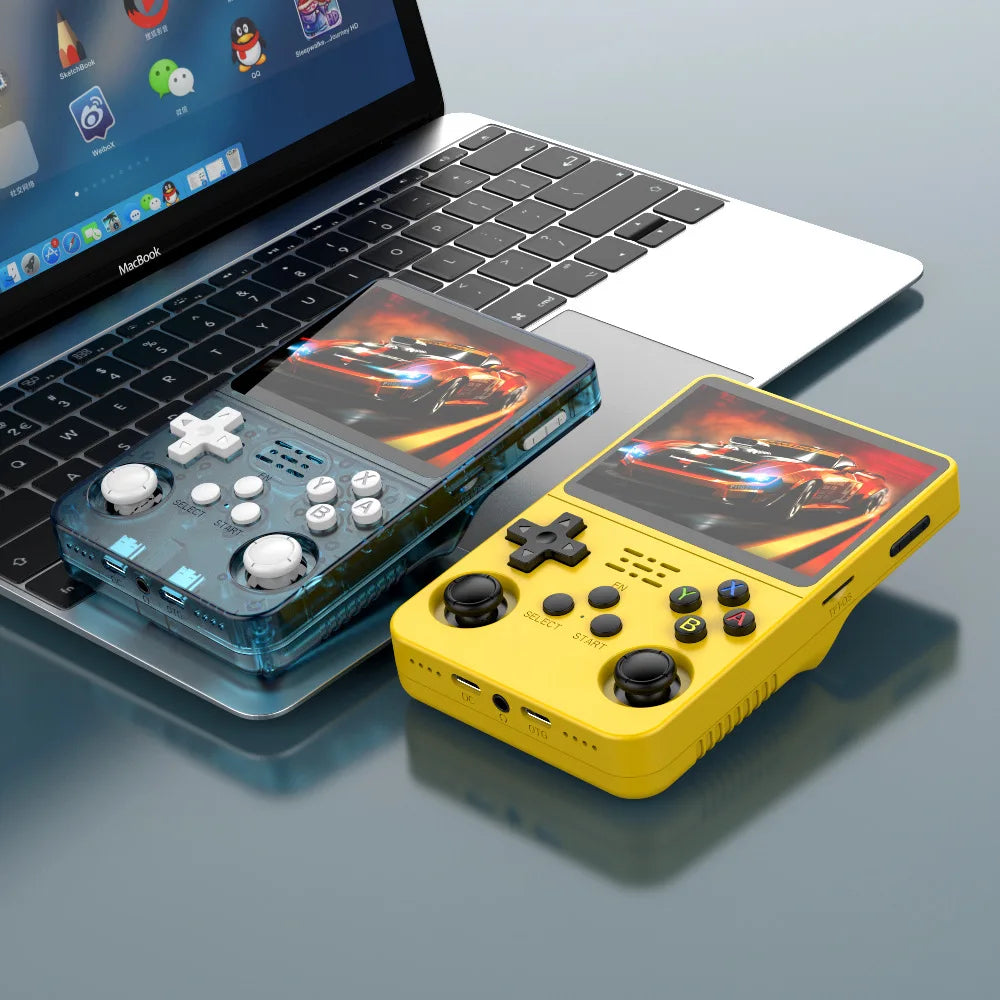 BOYHOM 256G 128G R36S Retro Handheld Game Console Linux System 3.5 Inch IPS Portable Pocket Player 64GB Video Gaming Kids Gifts