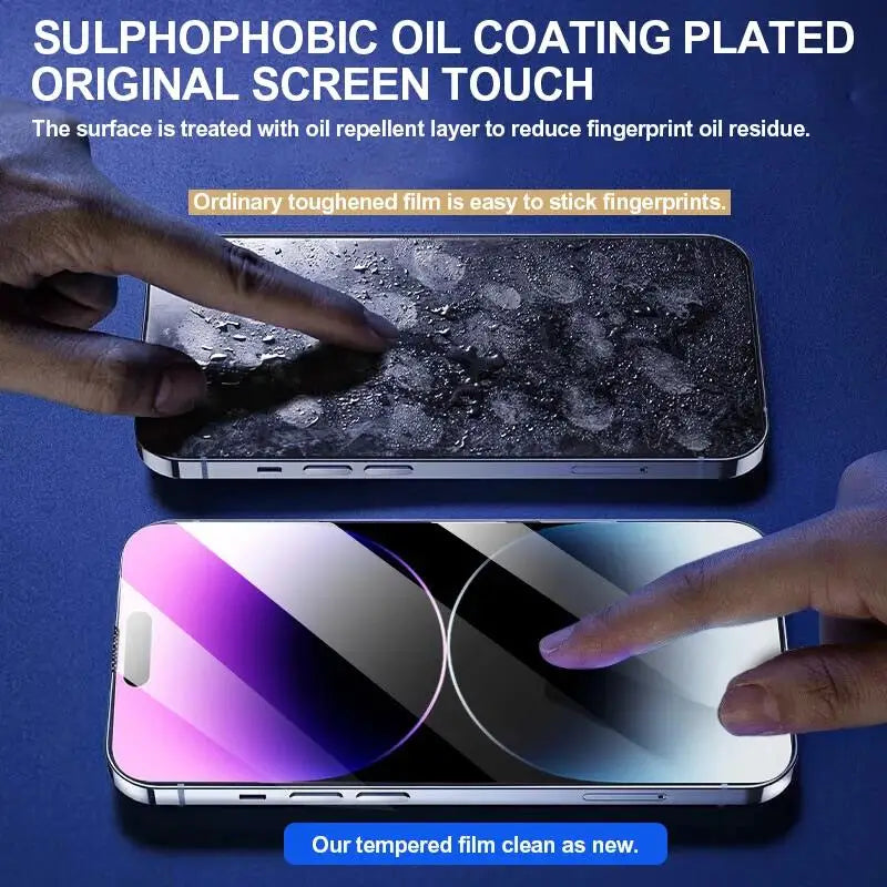 3Pcs Tempered Stg For iPhone 14 15 Plus 11 16 Pro Max iPhone 12 13 Mini XR X XS Max 6 8 7 Plus SE 2020 Screen Glass Protector Imagen secundaria del producto
