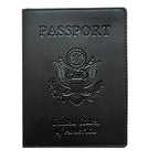 Passport Holder Cover Wallet Travel Essentials RFID Blocking Leather Card Case International Travel Must Haves Travel Accessorie