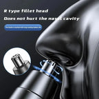 1 PCS Black Electric Nose Hair Trimmer Ear and Nose Hair Trimmer Professional Painless Nose Hair Trimmer For MenAnd Women