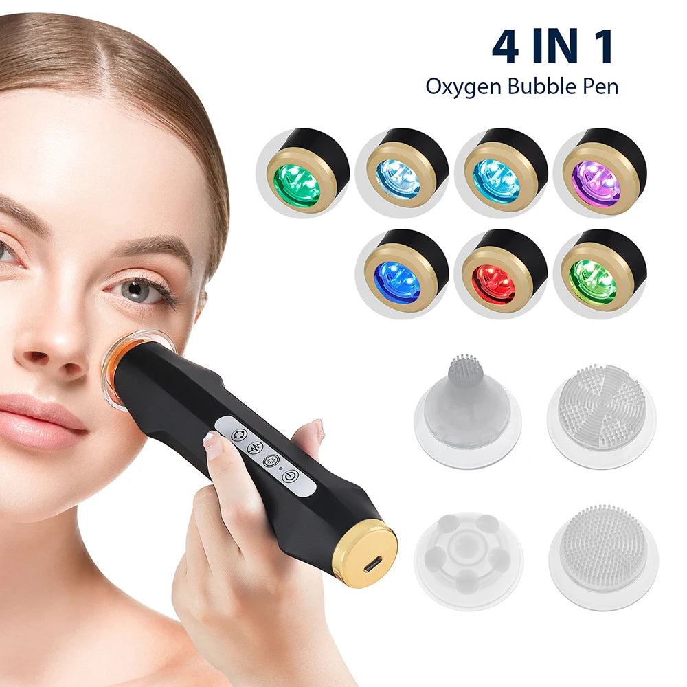 Portable Oxygen Bubble Pen CO2 Oxygen Handheld Facial CO2 Gel Facial Skin Care Device Facial SPA Oxygen Bubble Facial Machine