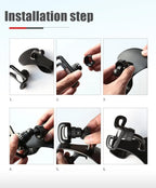 360 Rotatable Car Phone Holder Universal Cell Phone Stands Car Rack Dashboard Support for Auto Grip Mobile Phone Fixed Bracket