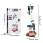 Kids Simulated Life Cleaning Toys Children's Pretend Play Cleaning Set and Sanitation Simulation Broom Vacuum Cleaner Tool Toy