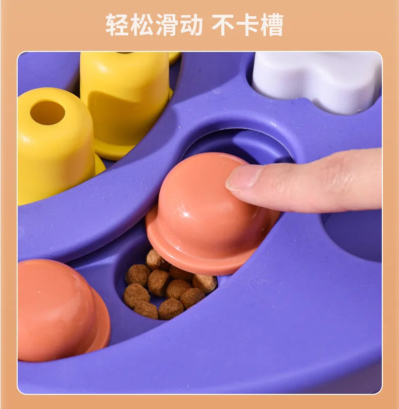 Dog Puzzle Toys Slow Feeder Interactive Increase Puppy IQ Food Dispenser Slowly Eating NonSlip Bowl Pet Cat Dogs Training Game