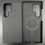 Carbon Fiber Case For Samsung Galaxy S25 Ultra/S25+/S25/S25 Edge Lens Camera Protection Aramid Fiber Cover Lightweight Slim Case