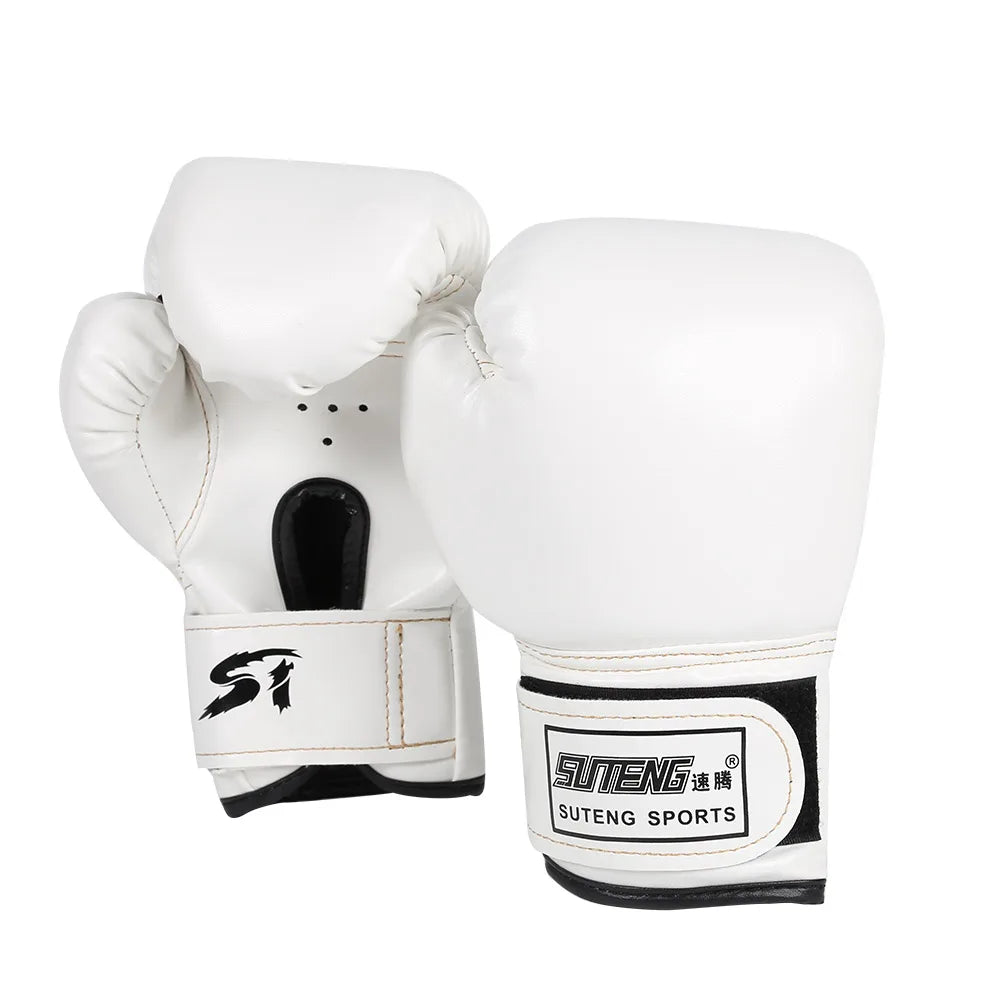 2PCS Kids Boxing Gloves Children Punch Training Sparring Kickboxing Fighting Fitness Mitts Hitting Hand Protector for Boys Girls