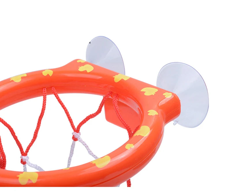 Baby Bath Toy Mini Shooting Basket Frame Toys Bathtub Shooting Basketball Play Water Game Toy Set with 3 Balls for Kids Children