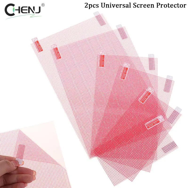 2pcs Universal Screen Protector 5/6/7/8/9/10 Inch Smart Phone Tablet GPS Anti-dust Anti-scratch Protective Film Image principale du produit