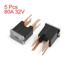 X Autohaux Car Auto 80A Pacific Type Male Pal Slow Blow Fuse Auto Link 5 Pcs Universal For Auto Car Vehicle