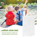 400Pcs/Lot 7X14Cm PVA Water Soluble Bags for Carp Fishing Bait Casting New Fishing Accessories