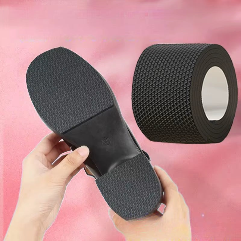 1 Roll Thick Non-Slip Wear-Resistant Shoe Sole Sticker - Anti-Abrasion Heel for Quieter, Sound-Canceling Chunky Heels Protection
