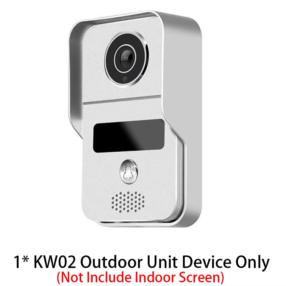 WiFi TUYA Smart APP 7 Inch 1080P Home Intercom Kit Wireless Video Door Phone Wired Doorbell for Villa Flat RFID Access Control