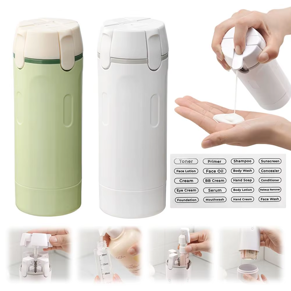 4 in 1 Travel Dispenser Portable Bottles Secondary image