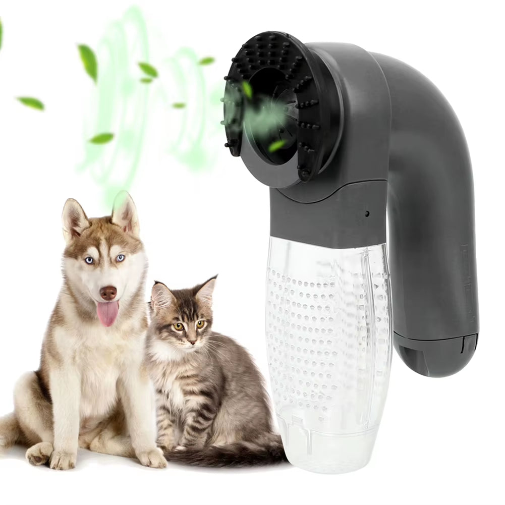 Pet Grooming Vacuum Cleaner Cordless Electric Animal Hair Suction Device Portable Pet Hair Removal Brush Pet Supplies