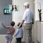 2.4G WiFi Wireless Visual Doorbell HD 4.3 Inch IPS Screen IR Night Vision Door Eye Camera Video Intercom Doorbell