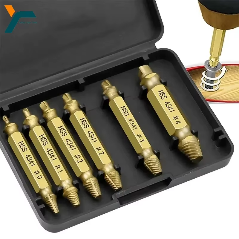 Damaged Screw Extractor Set Hss Drill Secondary image