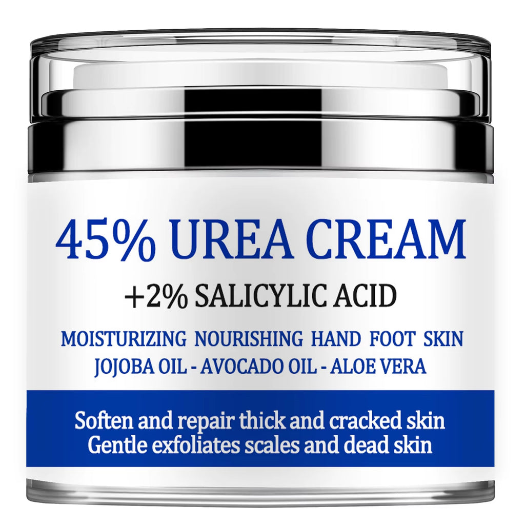 Urea Cream 42%, Foot Cream for Dry Cracked Heels, Urea Cream 42 Percent for Feet, Moisturizing & Exfoliating Foot Cream with 2%