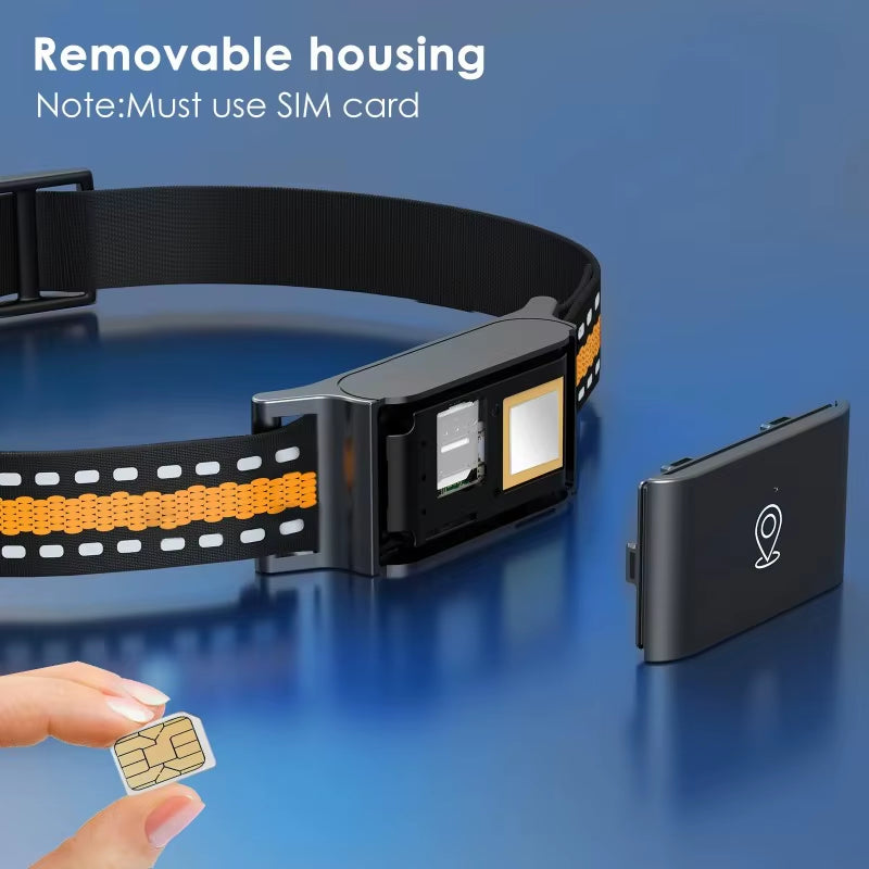 Pet Smart Gps Tracker Mini Real Time Tracking Locator USB Charging Dog GPS Tracker Smart Electronic Pet Tracker for Android IOS