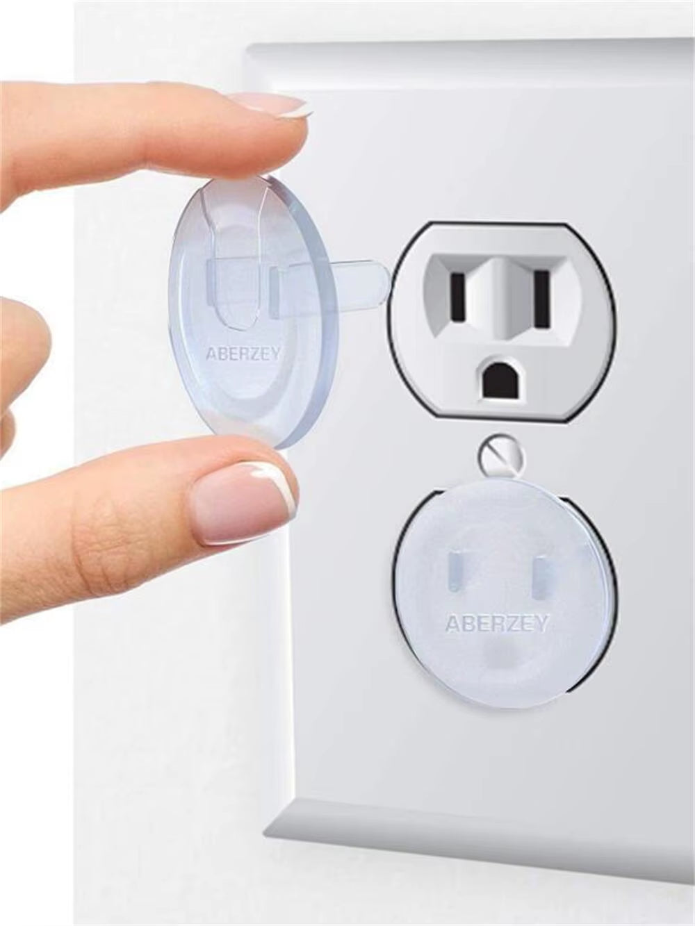 10Pcs Outlet Covers, American Standard Baby Proofing Safety Child Secure Electric Plug Protectors