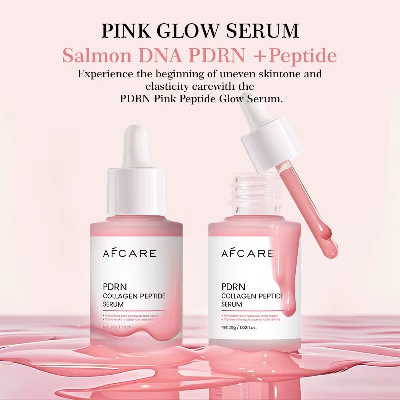 Collagen Peptide Facial Serum Targets Dull Skin Boosts Skin Elasticity Stimulates Skin Renewal Repair Salmon PDRN KOREAN Product