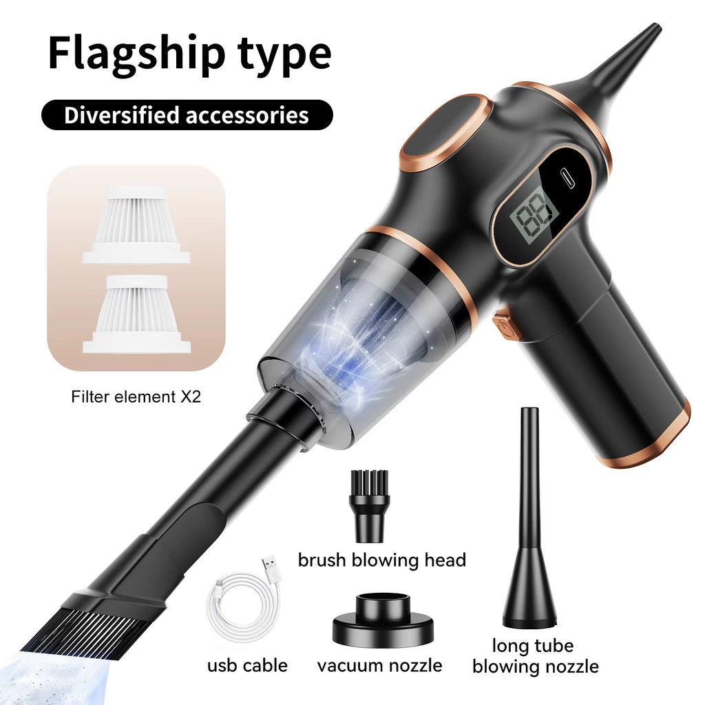 NEW ABS Wireless Car Vacuum Cleaner Home Appliance Sofa Office High-Power Household Cleaning Machine Mini Vacuum Carpet Cleaner