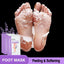 GZE Foot Peel Mask Skin Exfoliating Foot Masks for Dry, Rough Cracked Feet Heels, Callus, Dead Skin Remover - Feet Peeling Mask