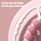 1Pcs Trigger Point Massage Foam Roller Stick for Arms, Tennis Elbow Muscle Roller,Hard Spiky Massage Ball and 20 Wheel Cellulite