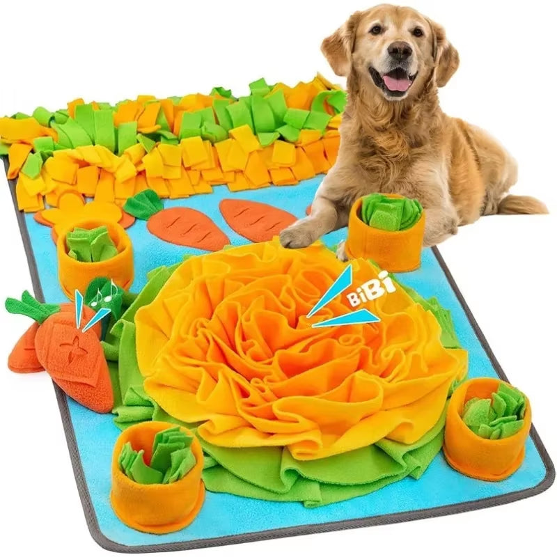 Large Snuffle Mat for Dogs Pet Interactive Training and Stress Relief Sniff Feeding Mat Slow Feeder Dog Treat Mat Dog Toys
